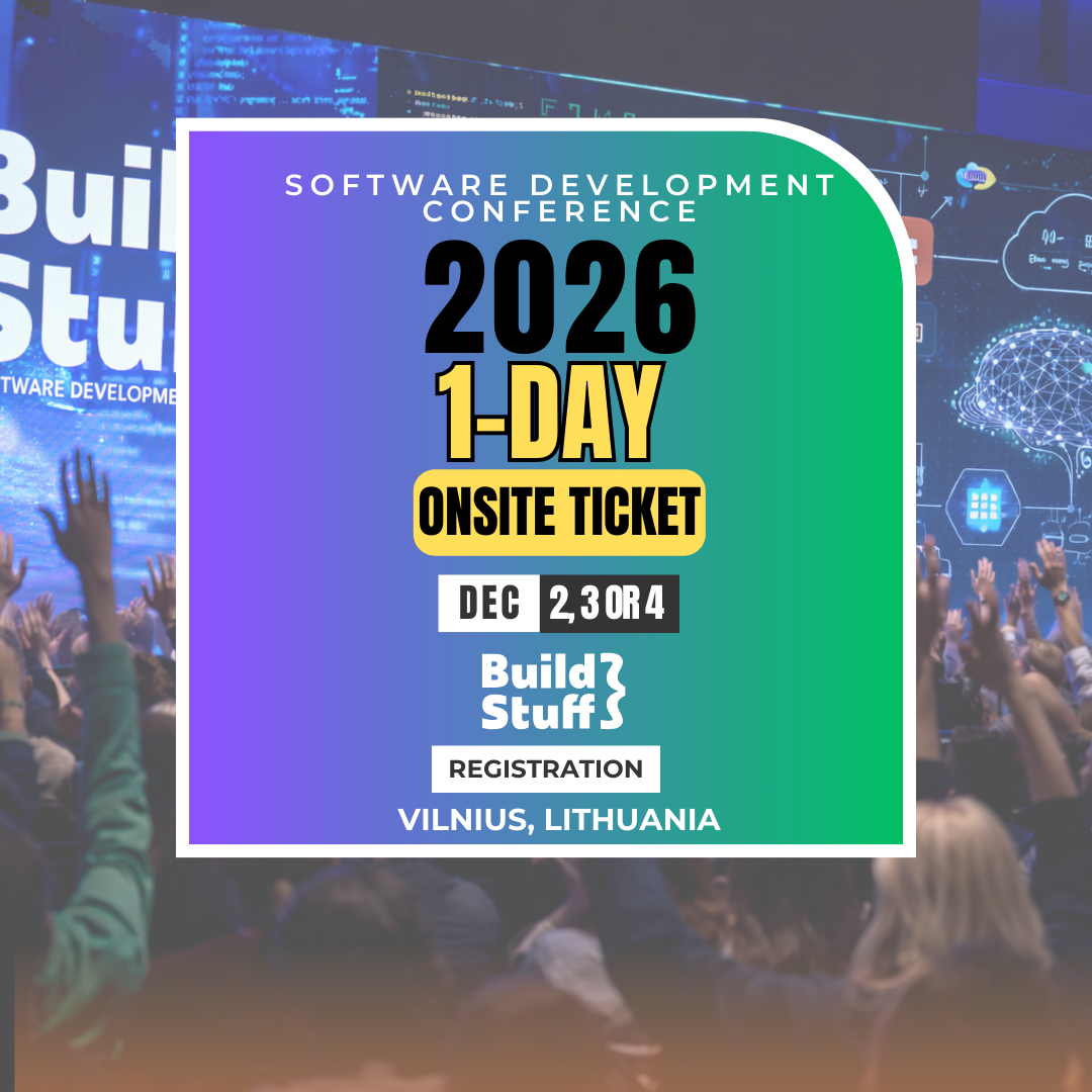 Build Stuff 2026 | 1-DAY ONSITE Training