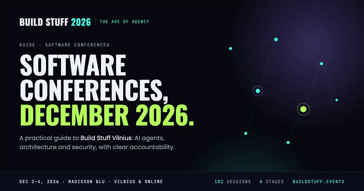 Software Conferences December 2026 Worth Your Time