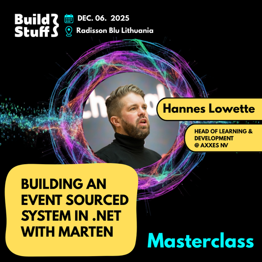 [Masterclass] Building an Event-Sourced System in .NET with Marten | Hannes Lowette