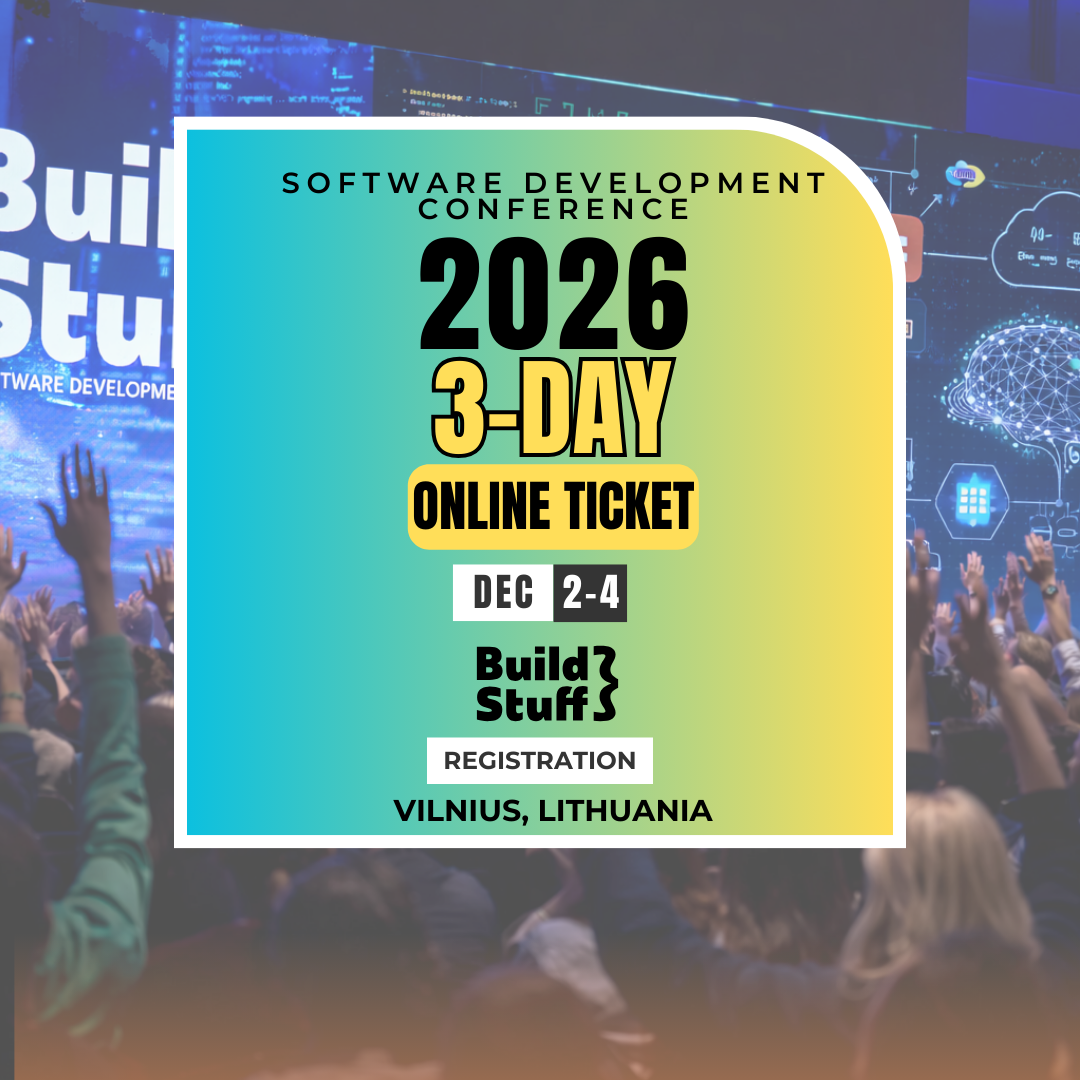 Build Stuff 2026 | VIP 3-DAY ONLINE training