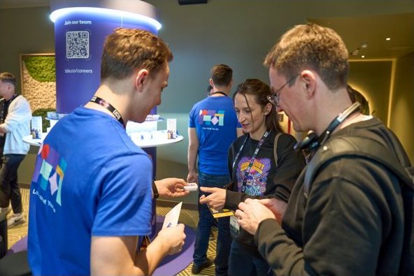 Tide booth — conversations at the expo